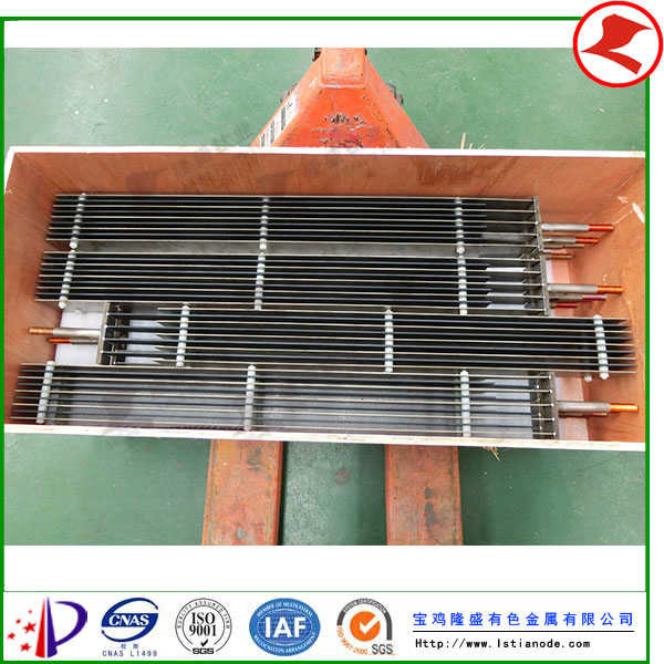 Titanium anode components shipped to customers in Beijing