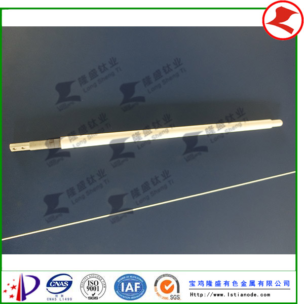 Platinum titanium anode delivered to customers in Shandong