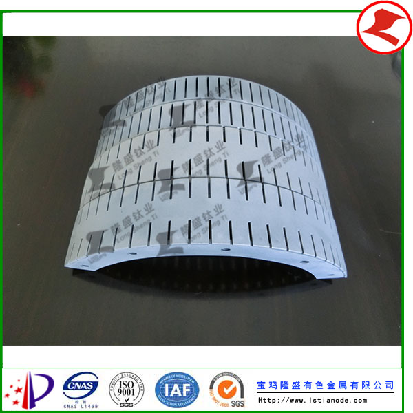 Platinum titanium anode delivery in Jiangsu customers