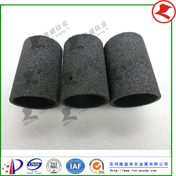 Tubular porous tube titanium anode delivery in Hebei custome