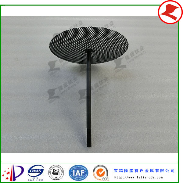 Titanium anode net for sewage treatment has been shipped